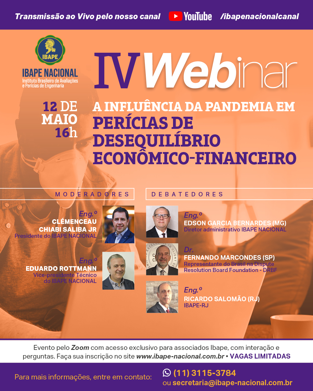 Ibape Nacional Iv Webinar A Influ Ncia Da Pandemia Em Per Cias De