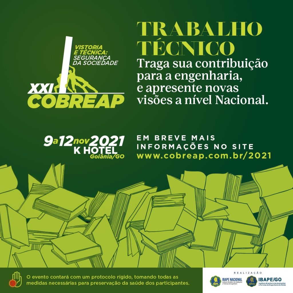 Ibape Nacional Trabalho Técnico Traga Sua Contribuição Para A Engenharia No Xxi Cobreap 7945